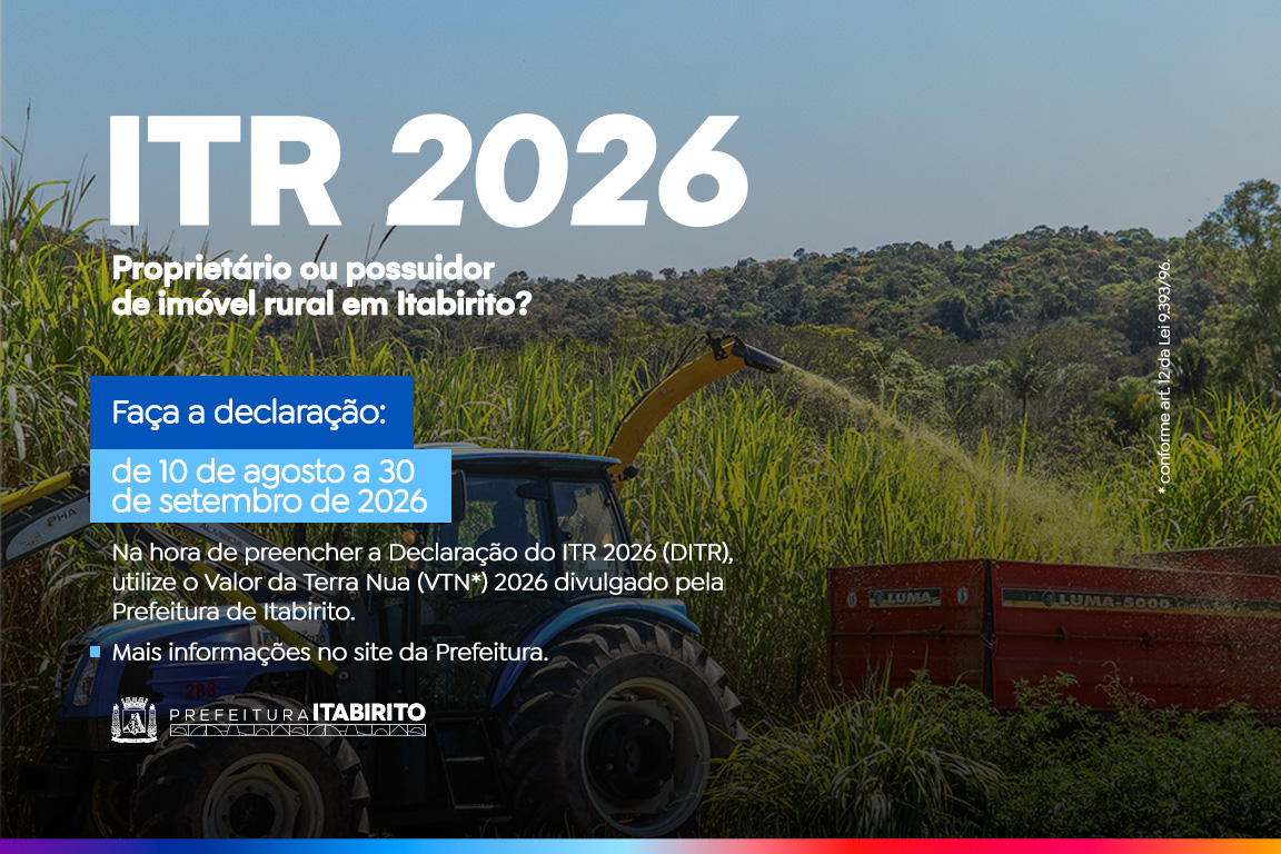 #569 Campanha sobre o ITR
